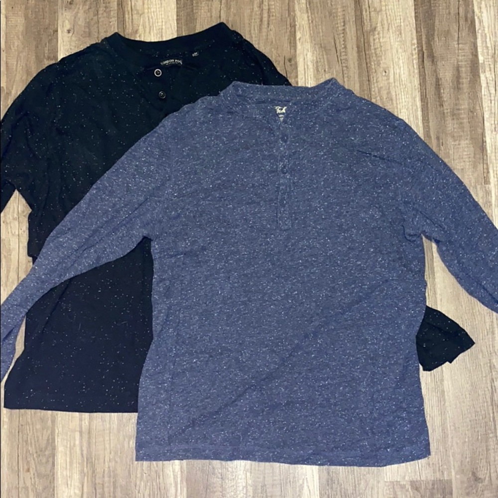 Henley Shirts SEE DESCRIPTION 2 different size